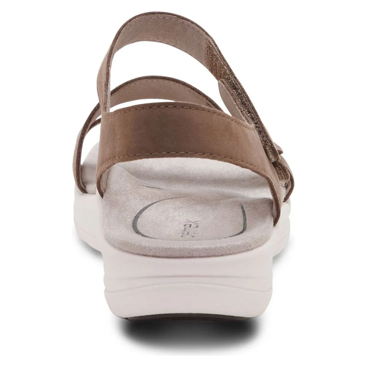 Aetrex Savannah Women's Adjustable Quarter Strap Sandal in Taupe - Image 4