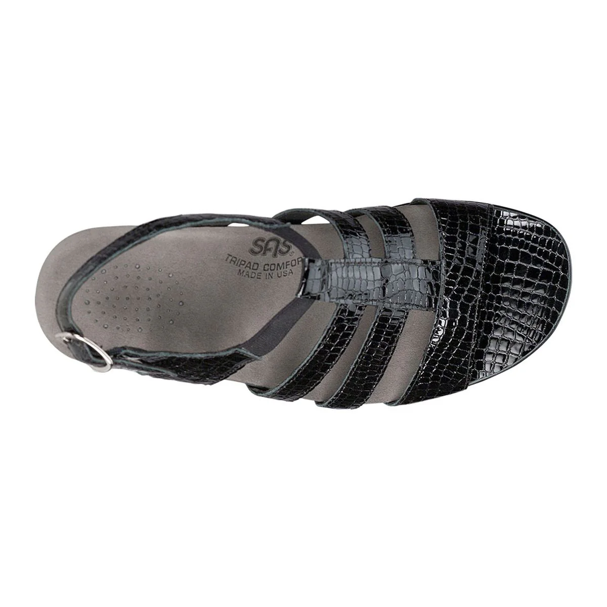 SAS Allegro Women's Heel Strap Sandal in Black - Image 3