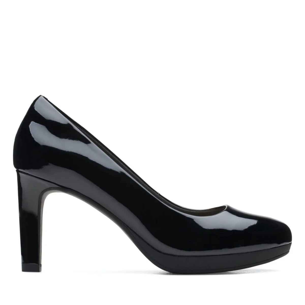 Clarks Ambyr Joy Dress Heels in Black Patent - Image 2