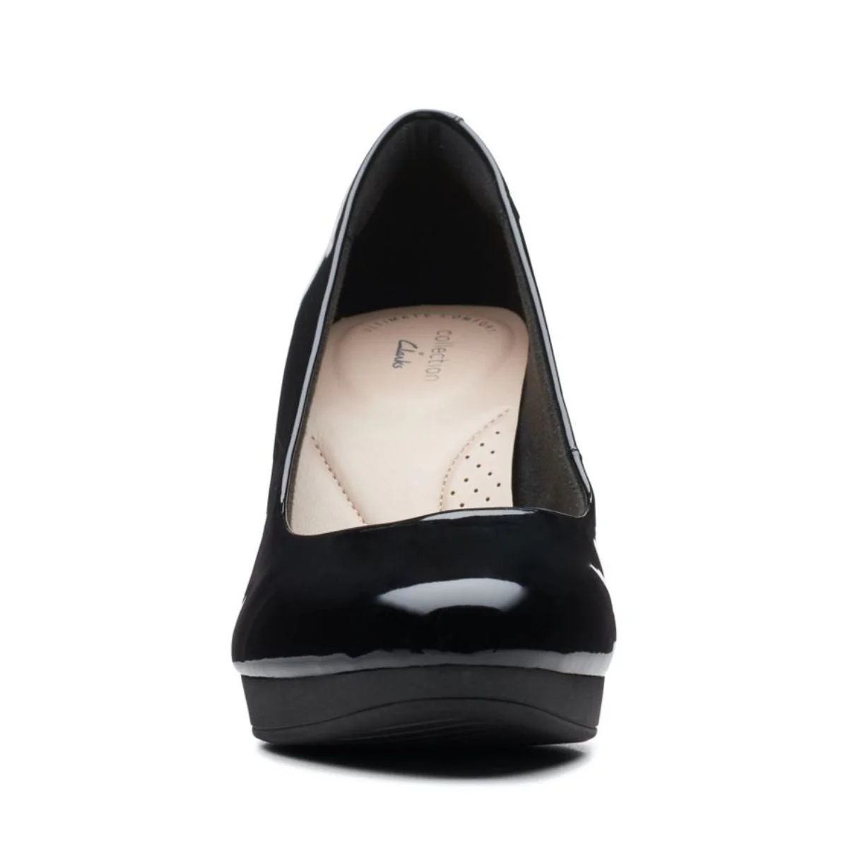 Clarks Ambyr Joy Dress Heels in Black Patent - Image 3