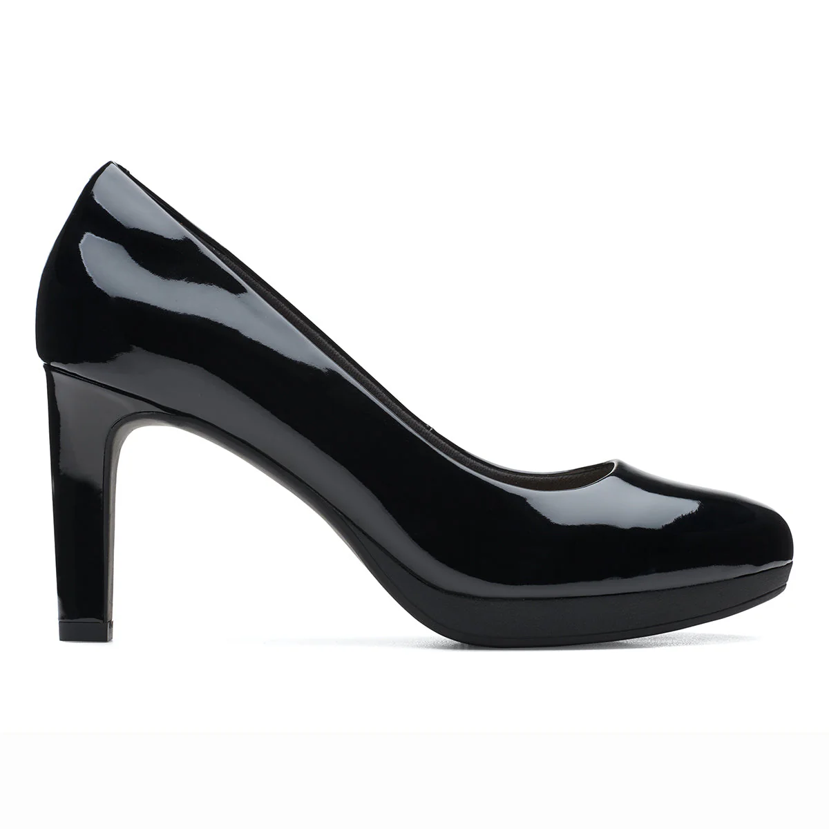 Clarks Ambyr Joy Dress Heels in Black Patent - Image 7