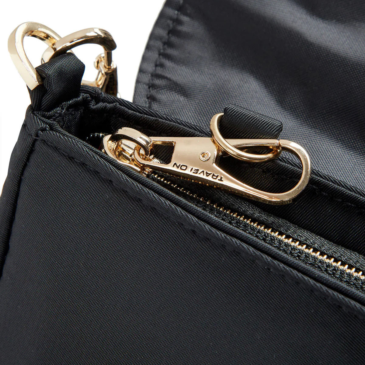 Anti-Theft Addison Convertible Belt Bag in Black - Image 9