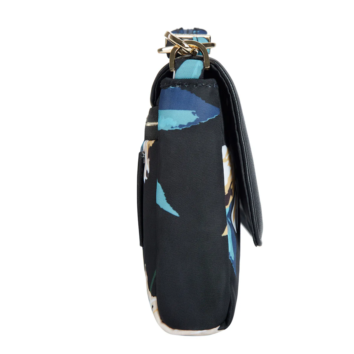 Anti-Theft Addison Convertible Belt Bag in Midnight Floral - Image 3