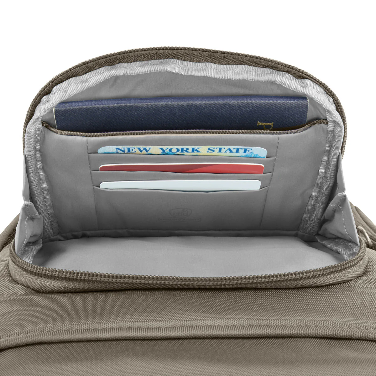 Travelon Unisex Anti-Theft Classic Tour Bag in Taupe - Image 4