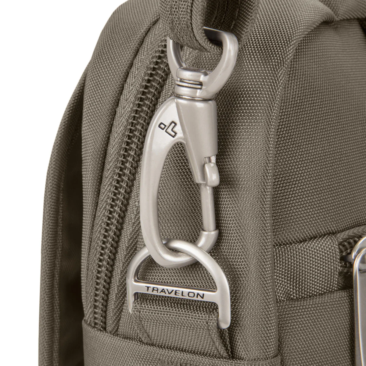 Travelon Unisex Anti-Theft Classic Tour Bag in Taupe - Image 8