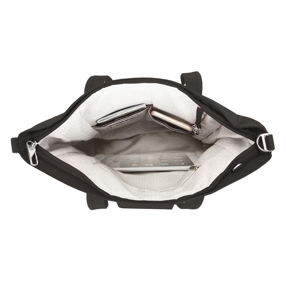 Anti-Theft Essentials Convertible Backpack Tote Black - Image 5