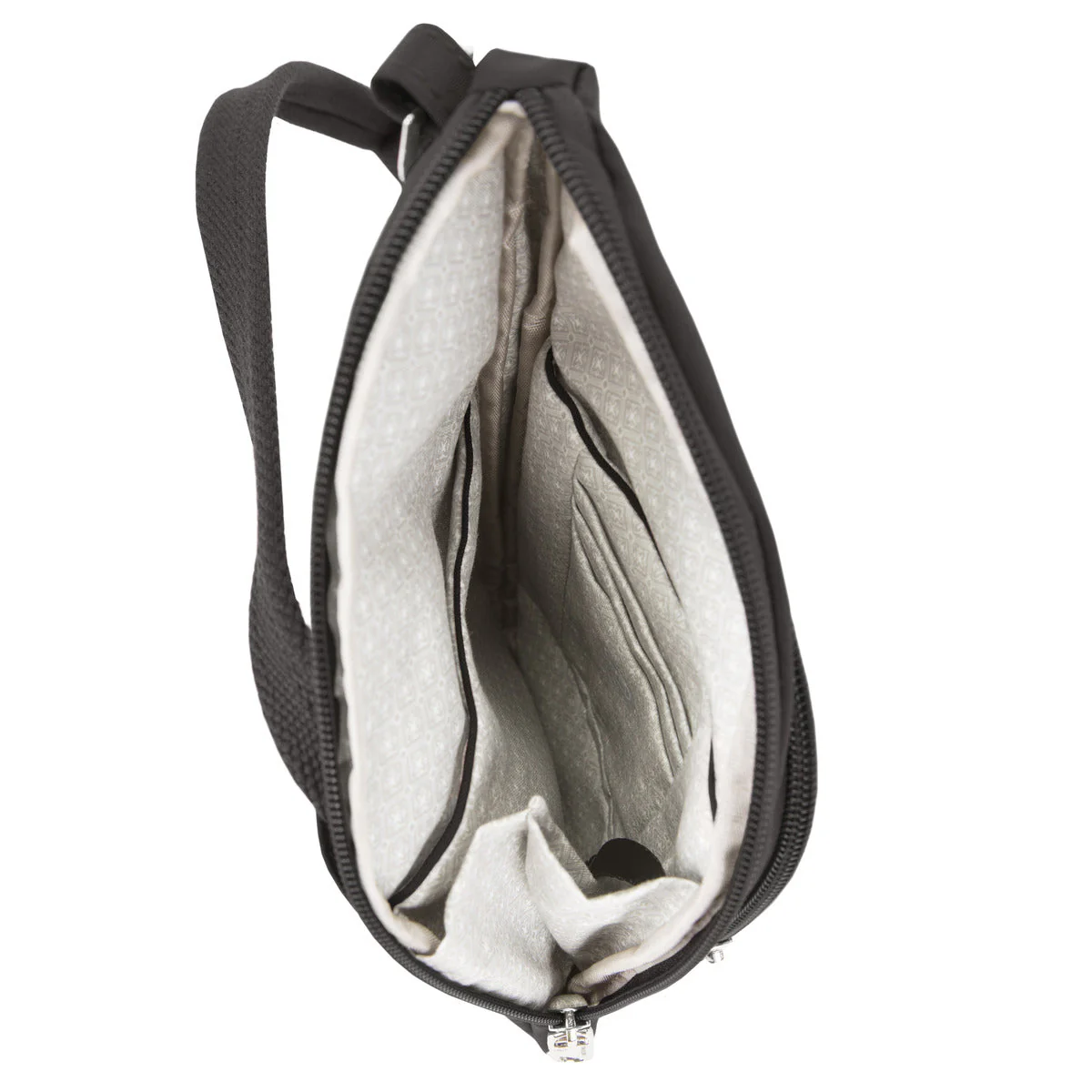 Travelon Anti-Theft Essentials Mini Asymmetric Crossbody in Black - Image 4