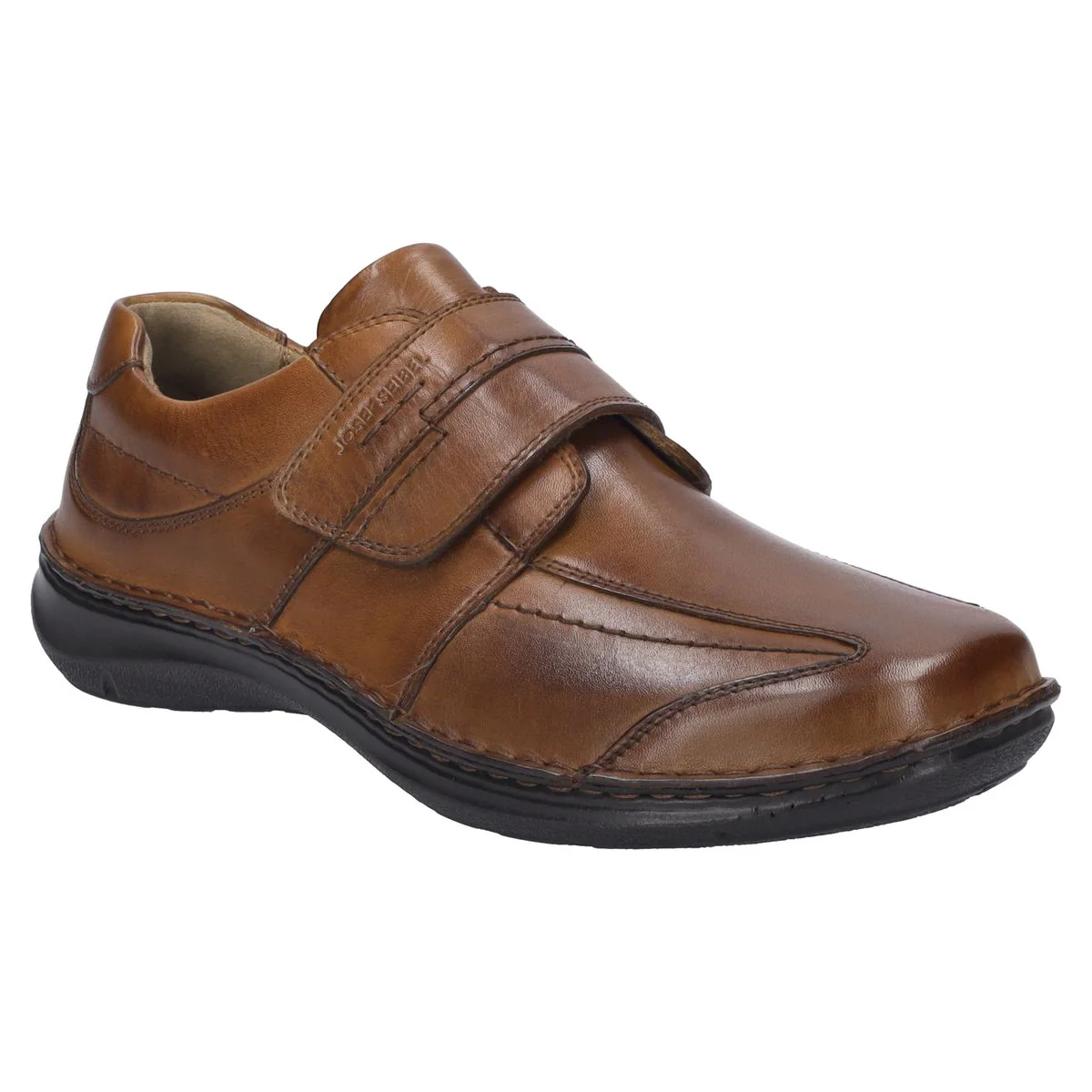 Josef Seibel Anvers 02 Men's Extra Wide Monk Strap in Cognac