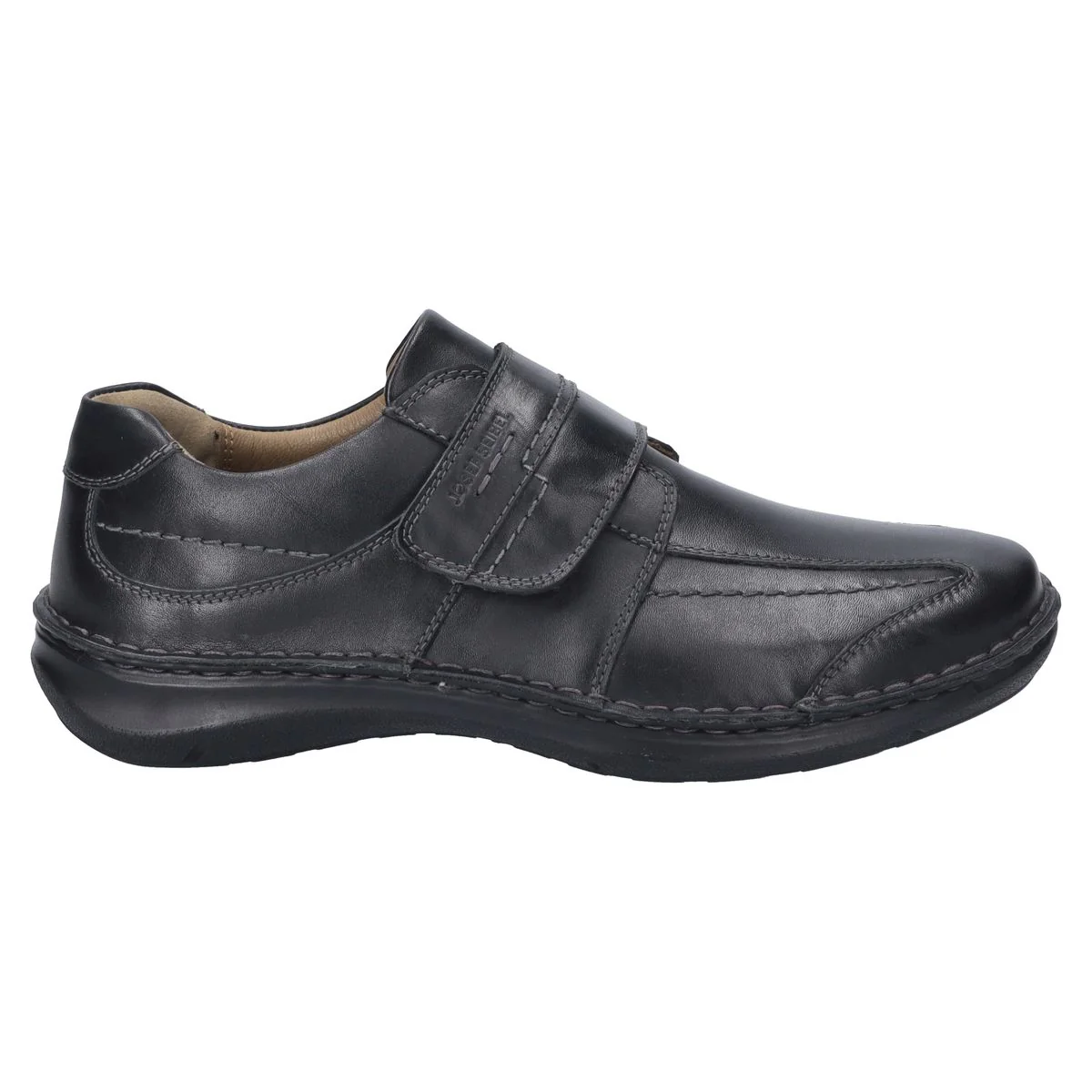 Joseph Seibel Anvers 02 Men's Extra Wide Monk Strap in Black - Image 2