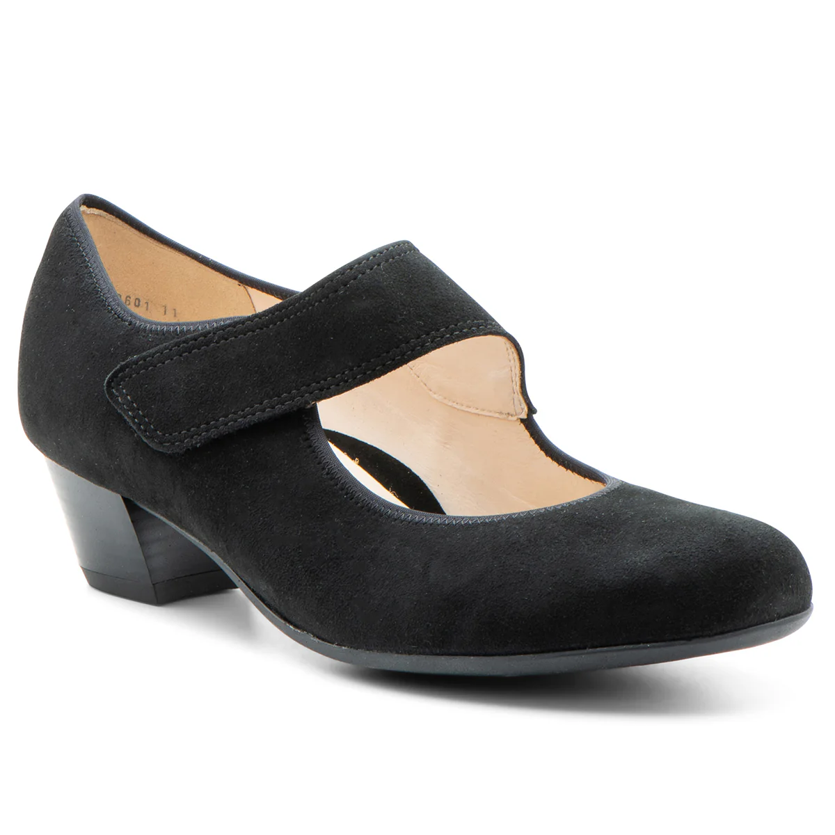 Ara Calico Women's Mary Jane Pump Suede in Black