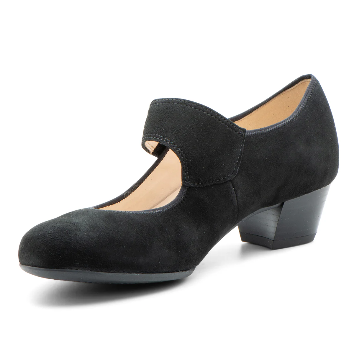 Ara Calico Women's Mary Jane Pump Suede in Black - Image 3