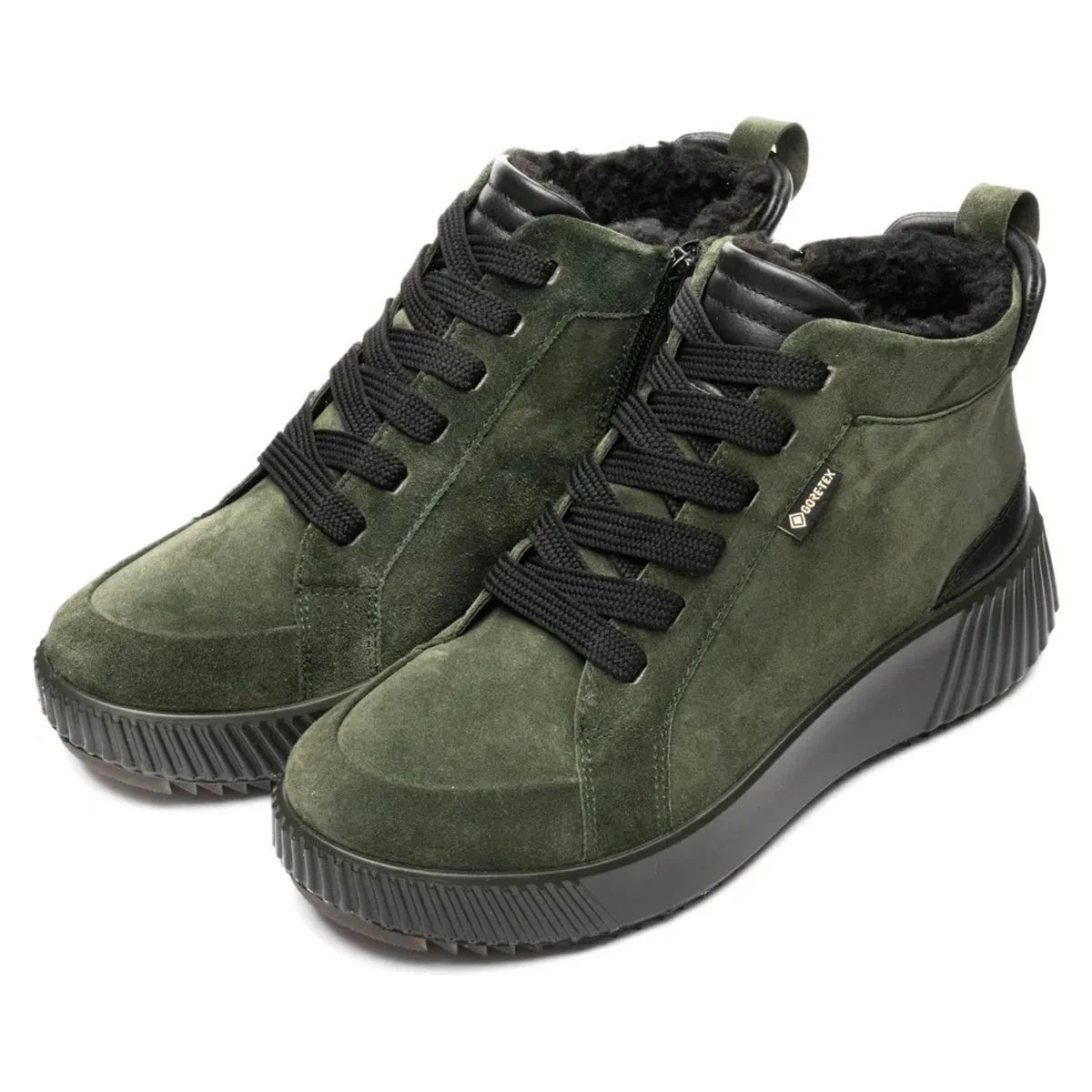 Ara Dahlia Women's GORE-TEX Lace-Up Ankle Boot in Green - Image 4