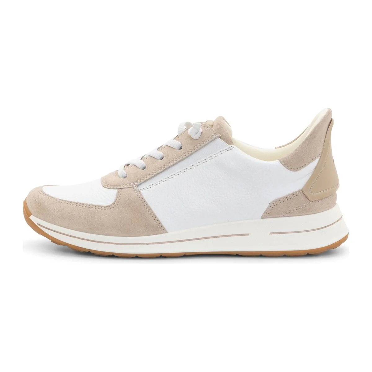 Ara Ovation Women's Lace Sneaker in Beige - Image 3
