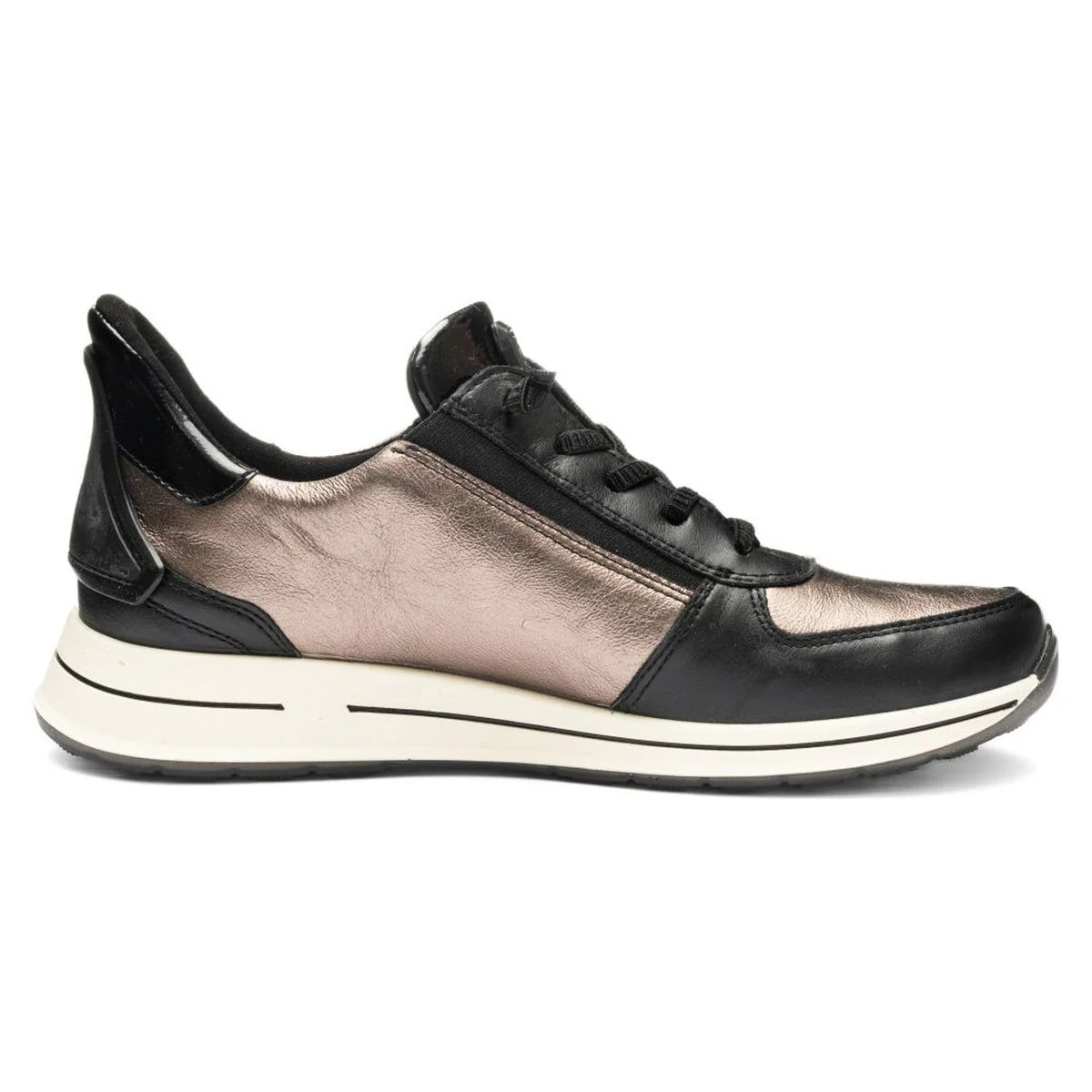 Ara Ovation Women's Lace Hands Free Sneaker in Black - Image 3