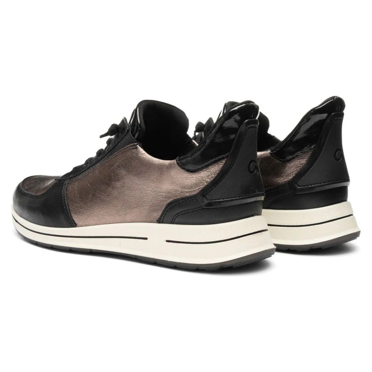 Ara Ovation Women's Lace Hands Free Sneaker in Black - Image 4