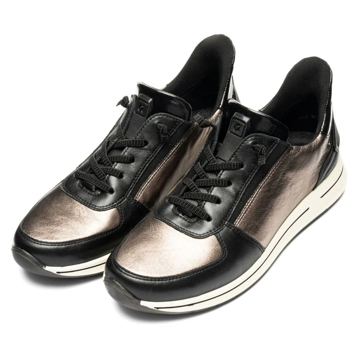 Ara Ovation Women's Lace Hands Free Sneaker in Black - Image 5