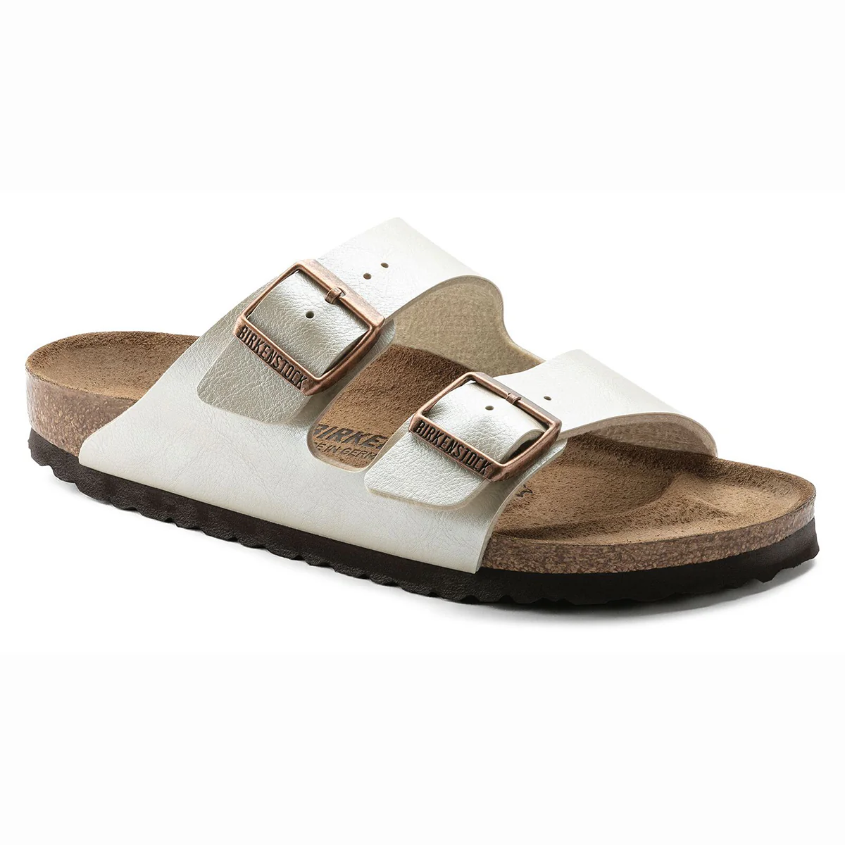 Birkenstock Arizona Birko-Flor – Graceful Pearl White