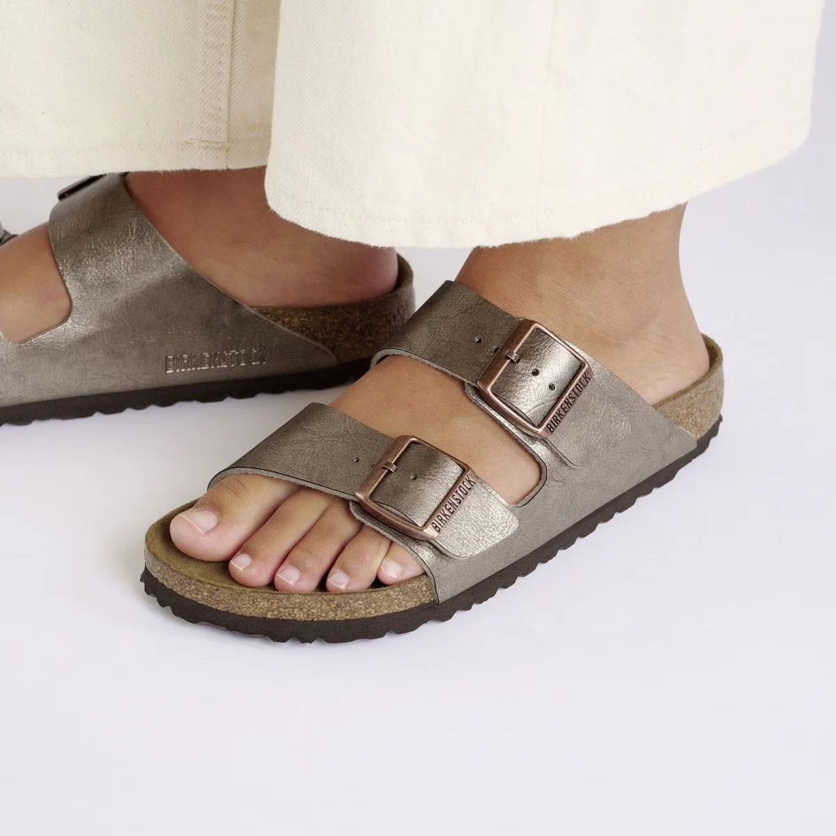 Birkenstock Arizona Birko-Flor Sandal – Graceful Taupe - Image 8