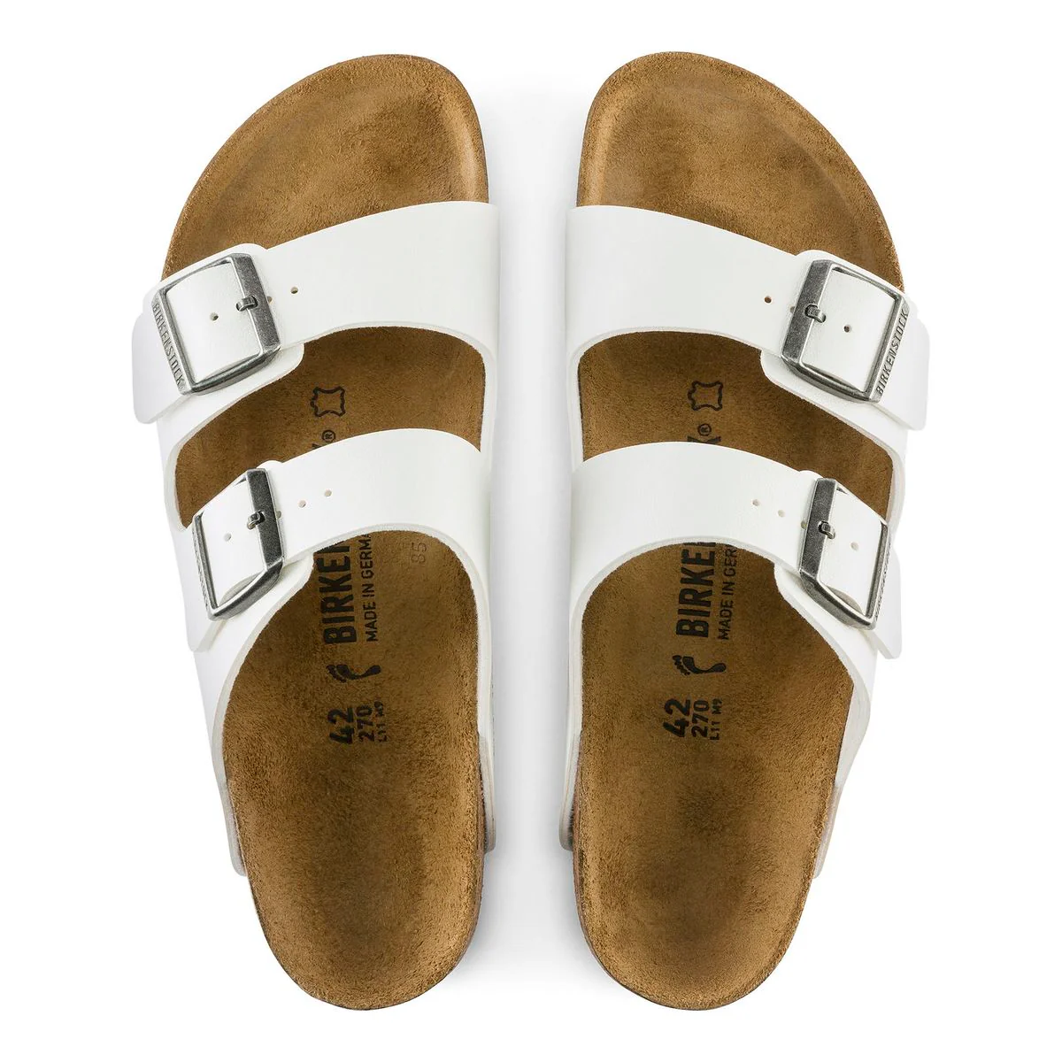 Birkenstock Arizona Birko-Flor Sandal – White - Image 2