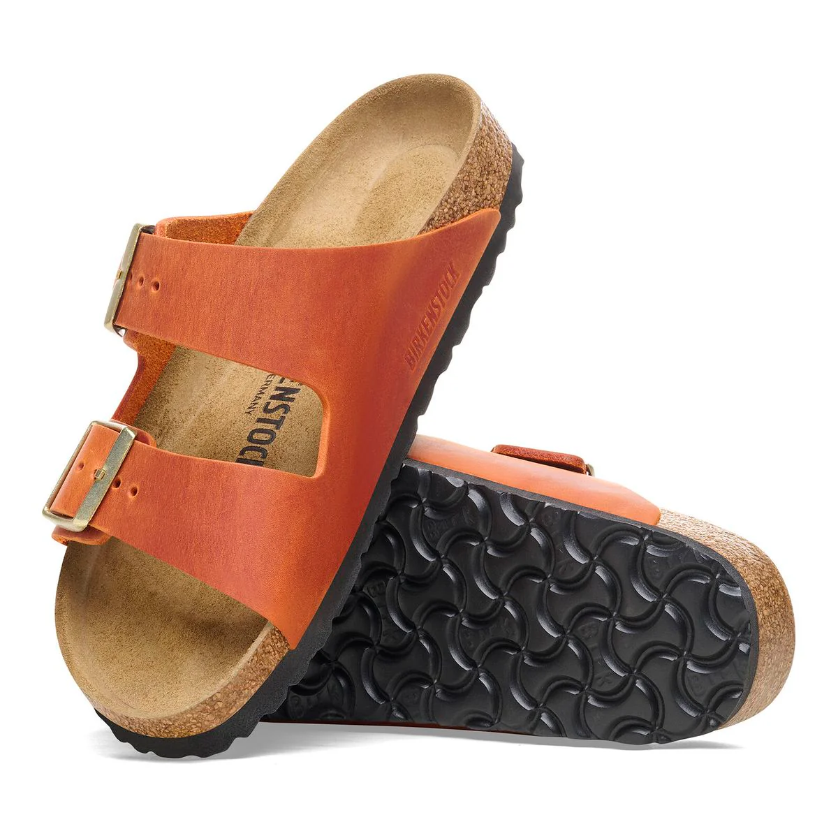 Birkenstock Arizona Oiled Leather — Burnt Orange - Image 2