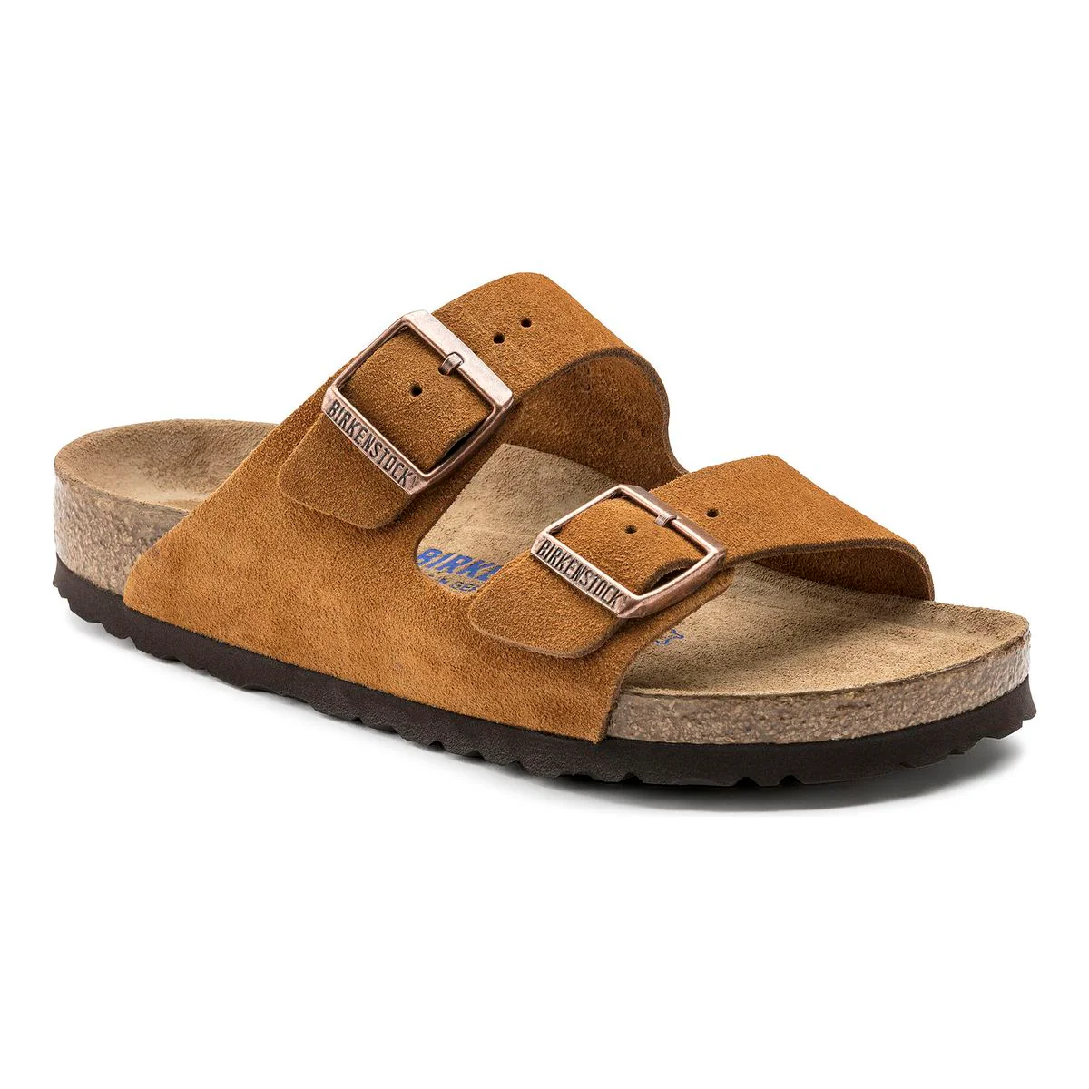 Birkenstock Arizona Soft Footbed — Mink Suede