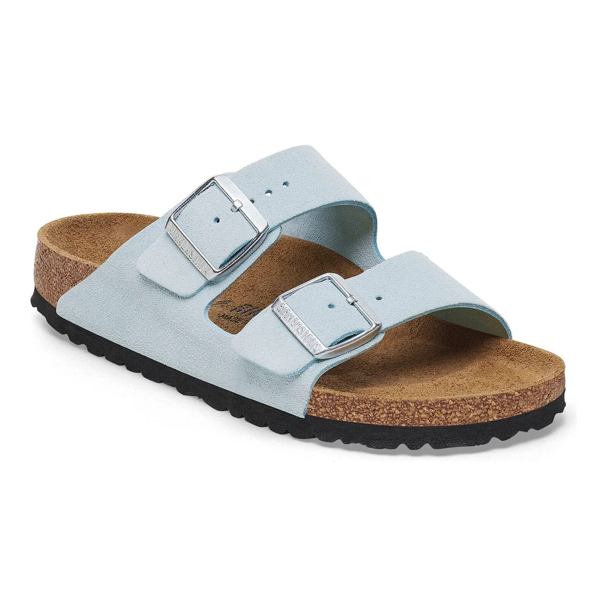 Birkenstock Arizona Suede Leather — Baby Blue