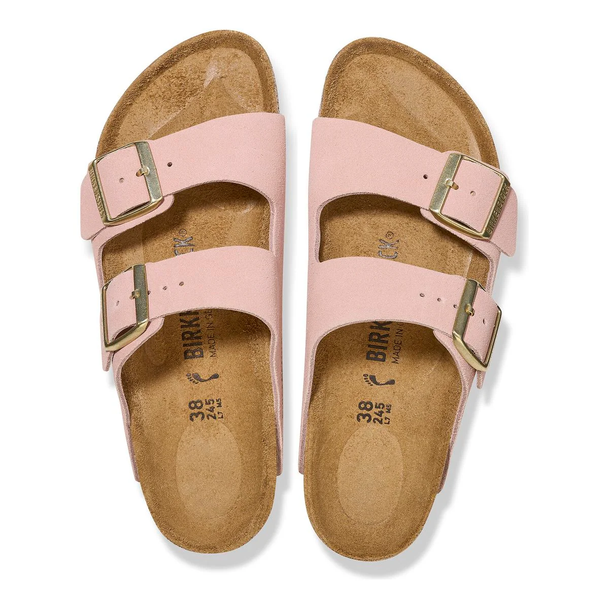 Birkenstock Arizona Suede Leather — Light Rose - Image 2