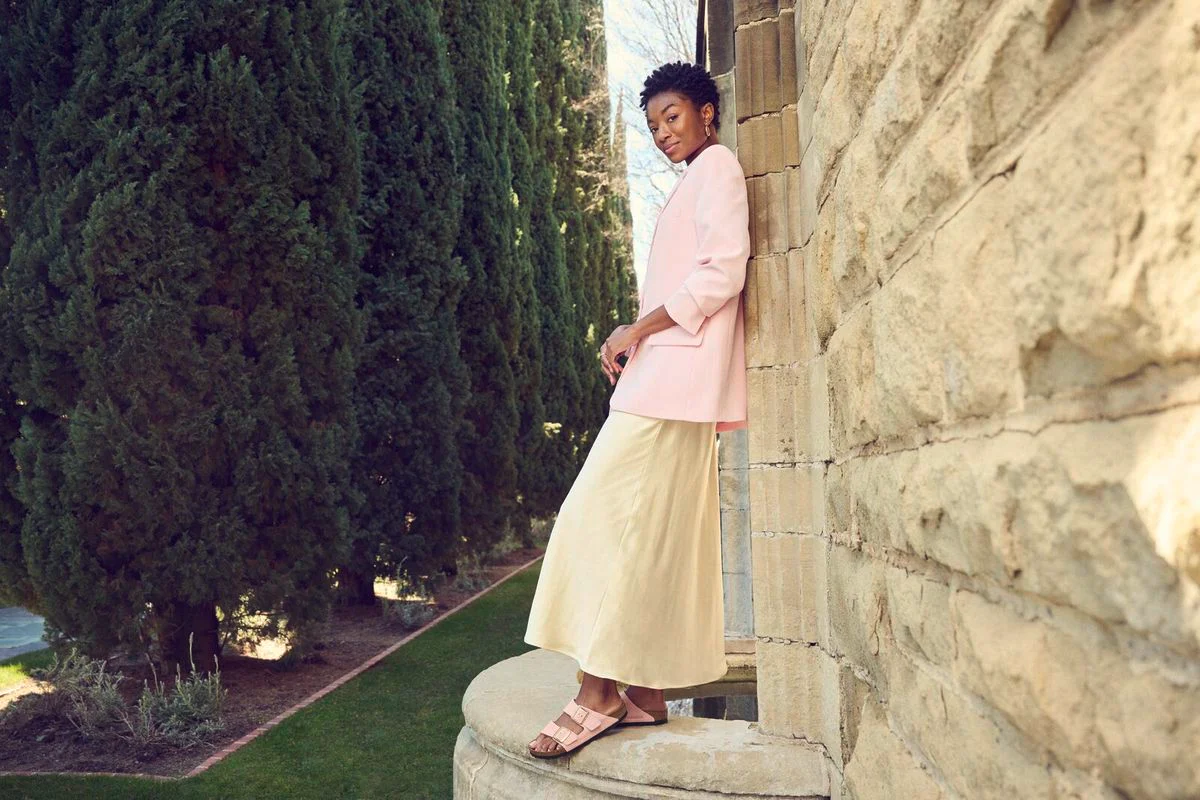 Birkenstock Arizona Suede Leather — Light Rose - Image 4