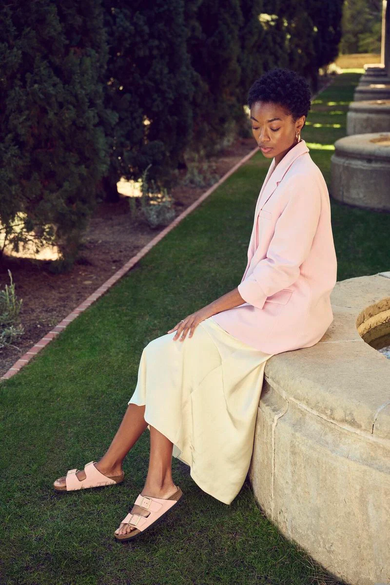 Birkenstock Arizona Suede Leather — Light Rose - Image 5