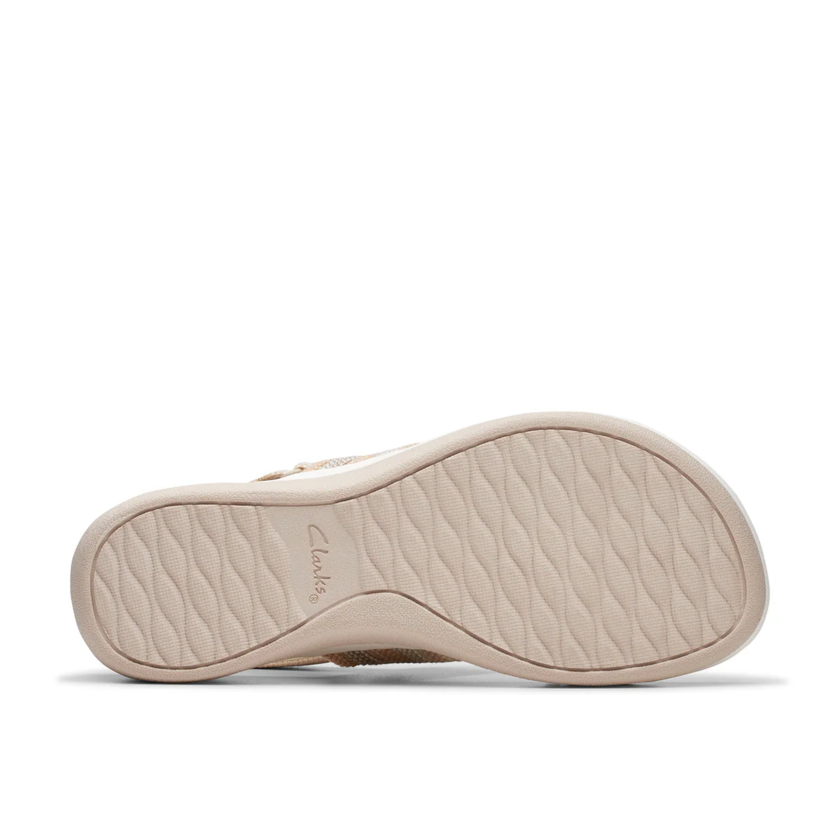 Clarks Arla Stroll Flat Women's Sandals in Beige - Image 4