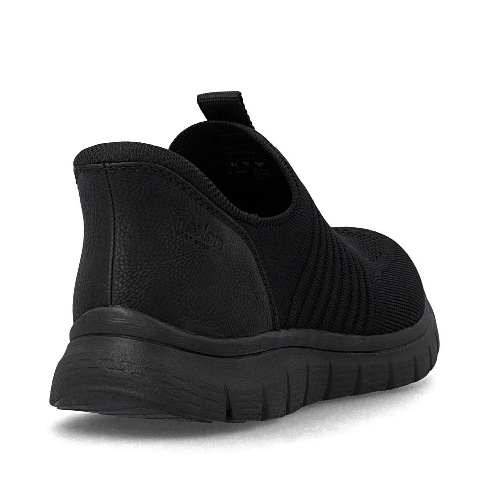 Rieker B6659 Men's Ready to Go Slip On Shoe in Black - Image 3