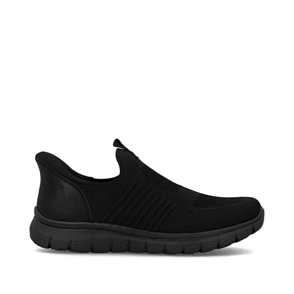 Rieker B6659 Men's Ready to Go Slip On Shoe in Black - Image 4