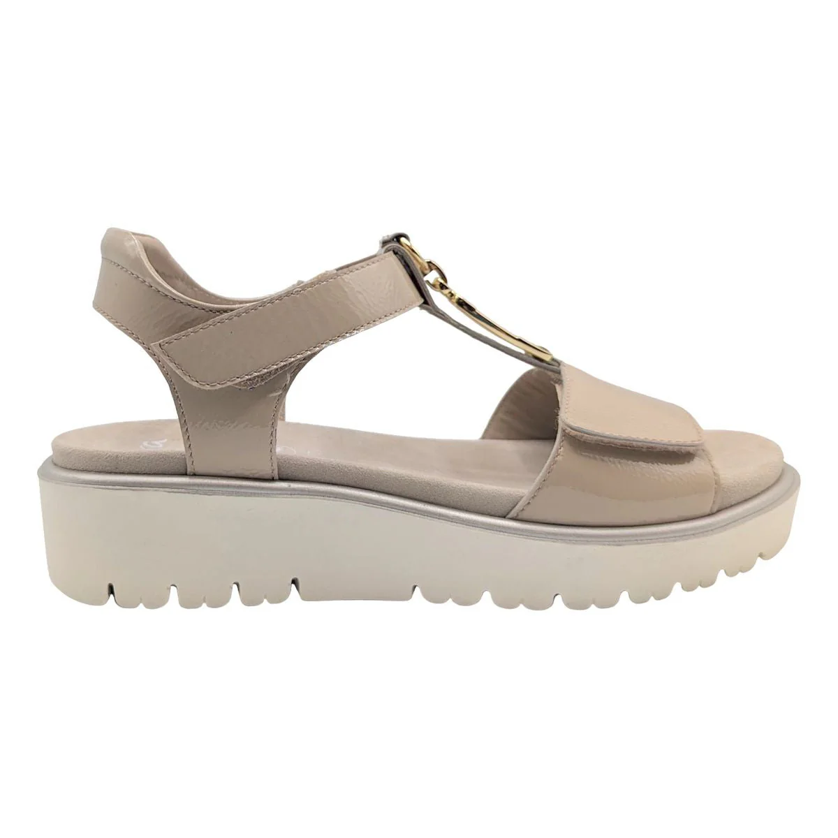 Ara Belize Wedge Sandal in Beige