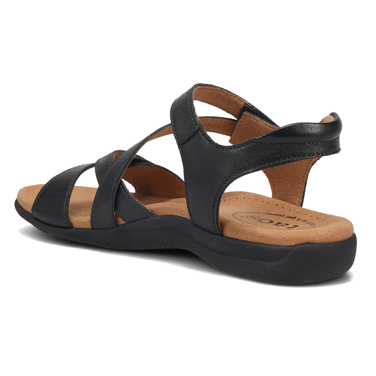 Big Time Slip On Sandal in Black - Image 3