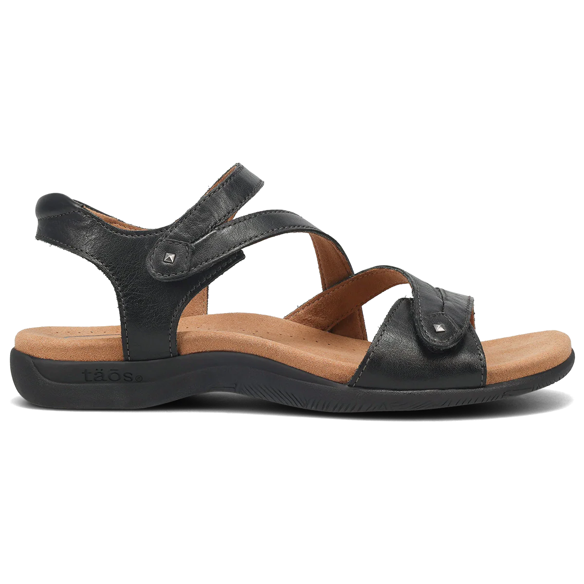 Big Time Slip On Sandal in Black - Image 5