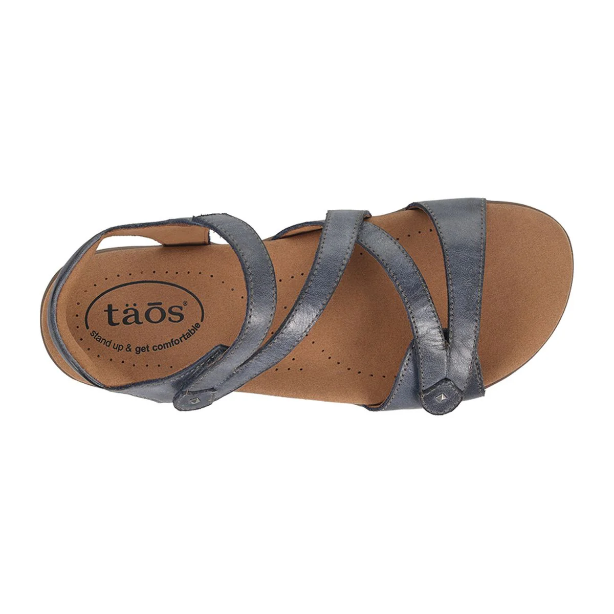 Big Time Slip On Sandal in Dark Blue - Image 4