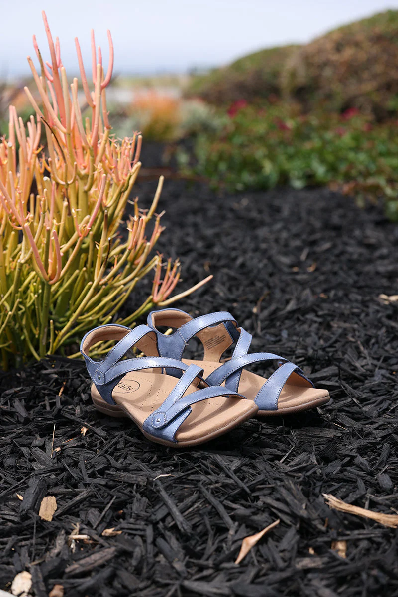 Big Time Slip On Sandal in Dark Blue - Image 7