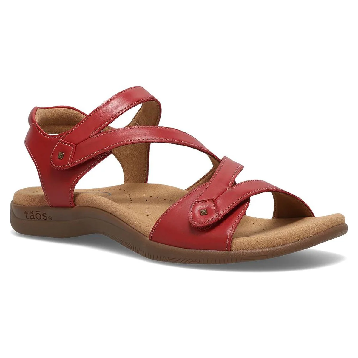 Big Time Slip On Sandal in Red