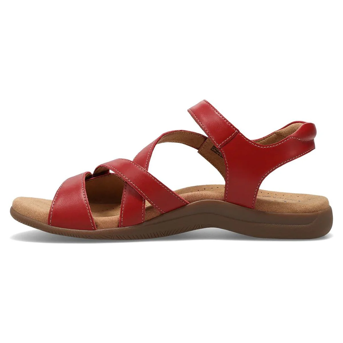 Big Time Slip On Sandal in Red - Image 2