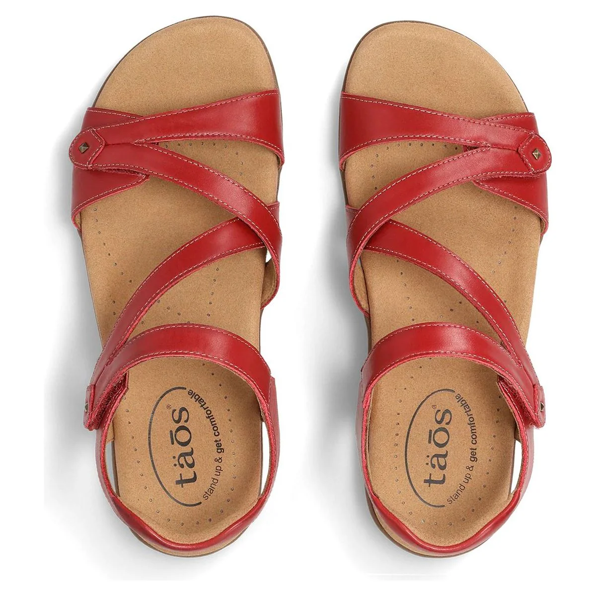 Big Time Slip On Sandal in Red - Image 4