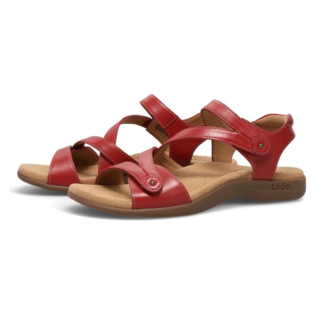 Big Time Slip On Sandal in Red - Image 5