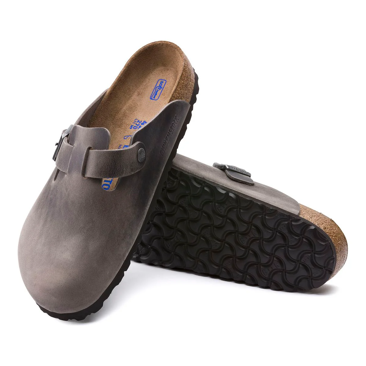 Birkenstock Boston Soft Footbed Clog – Iron - Image 3