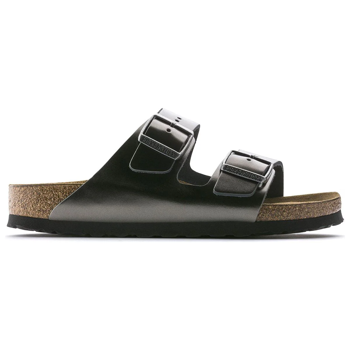 Birkenstock Arizona Soft Footbed – Metallic Anthracite - Image 4