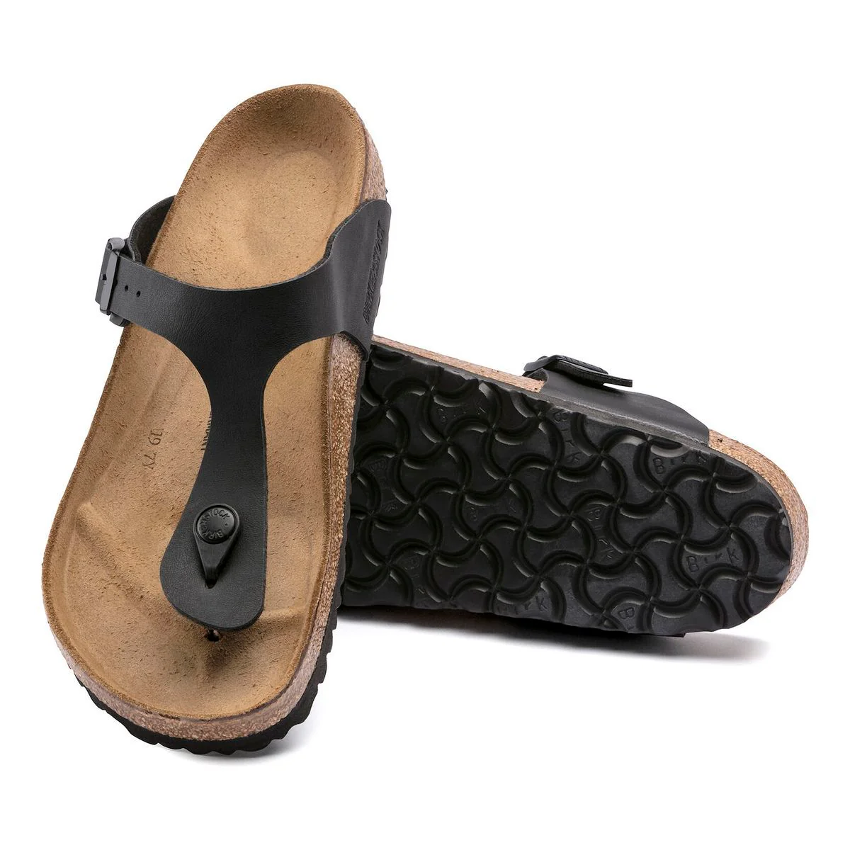 Birkenstock Gizeh Birko-Flor – Black - Image 2