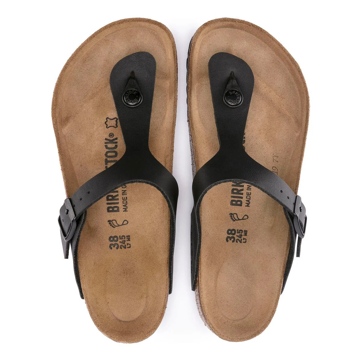 Birkenstock Gizeh Birko-Flor – Black - Image 3
