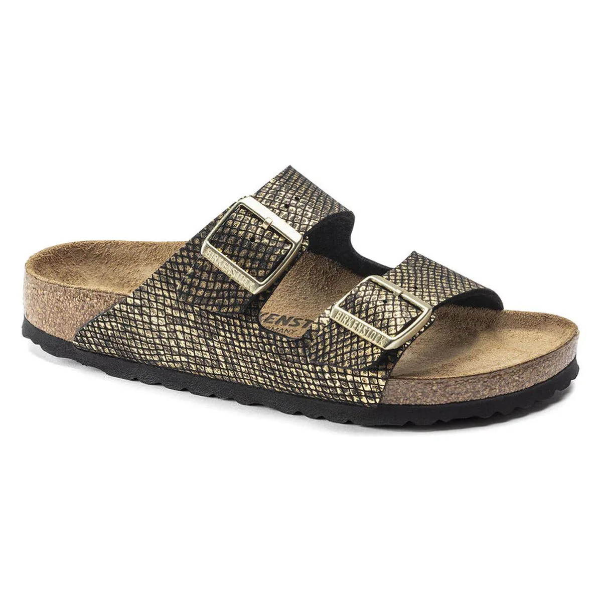 Birkenstock Arizona – Black Shiny Python
