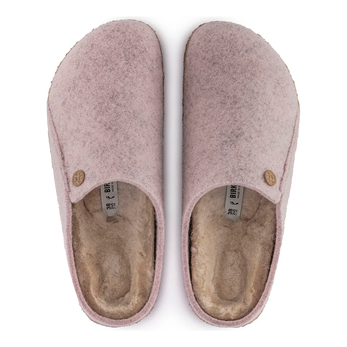 Birkenstock Zermatt Shearling – Light Rose - Image 3