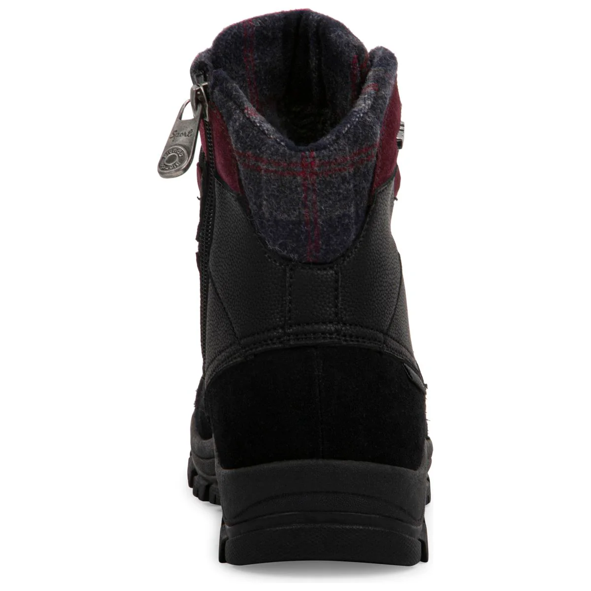Blondo Maxine Women's Waterproof Winter Boot in Black Burgundy - Image 2