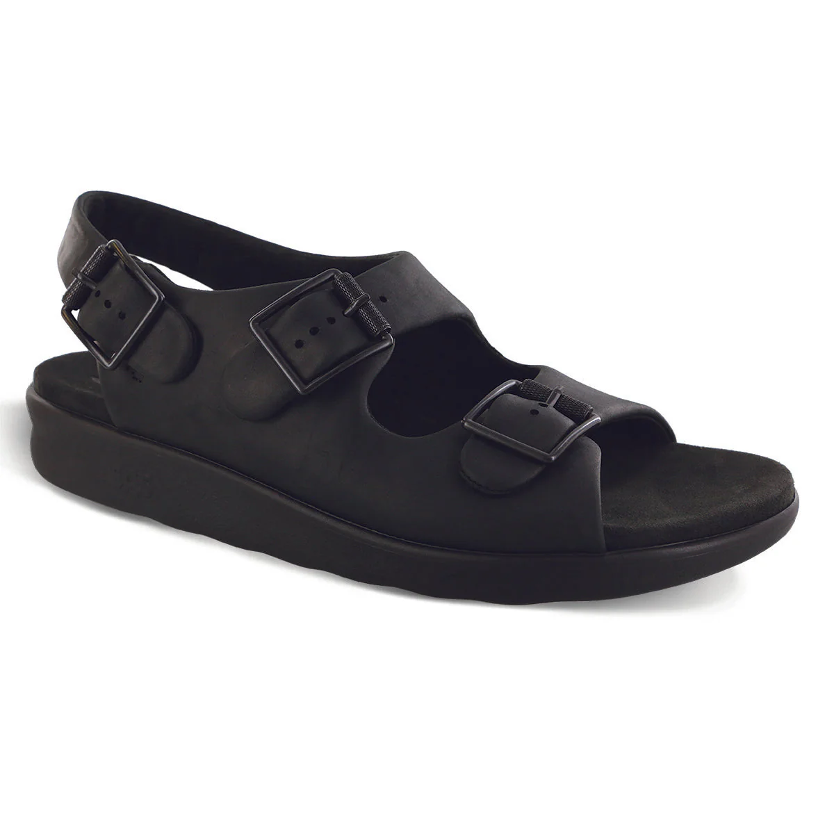 SAS Bravo Women's Heel Strap Sandal in Black