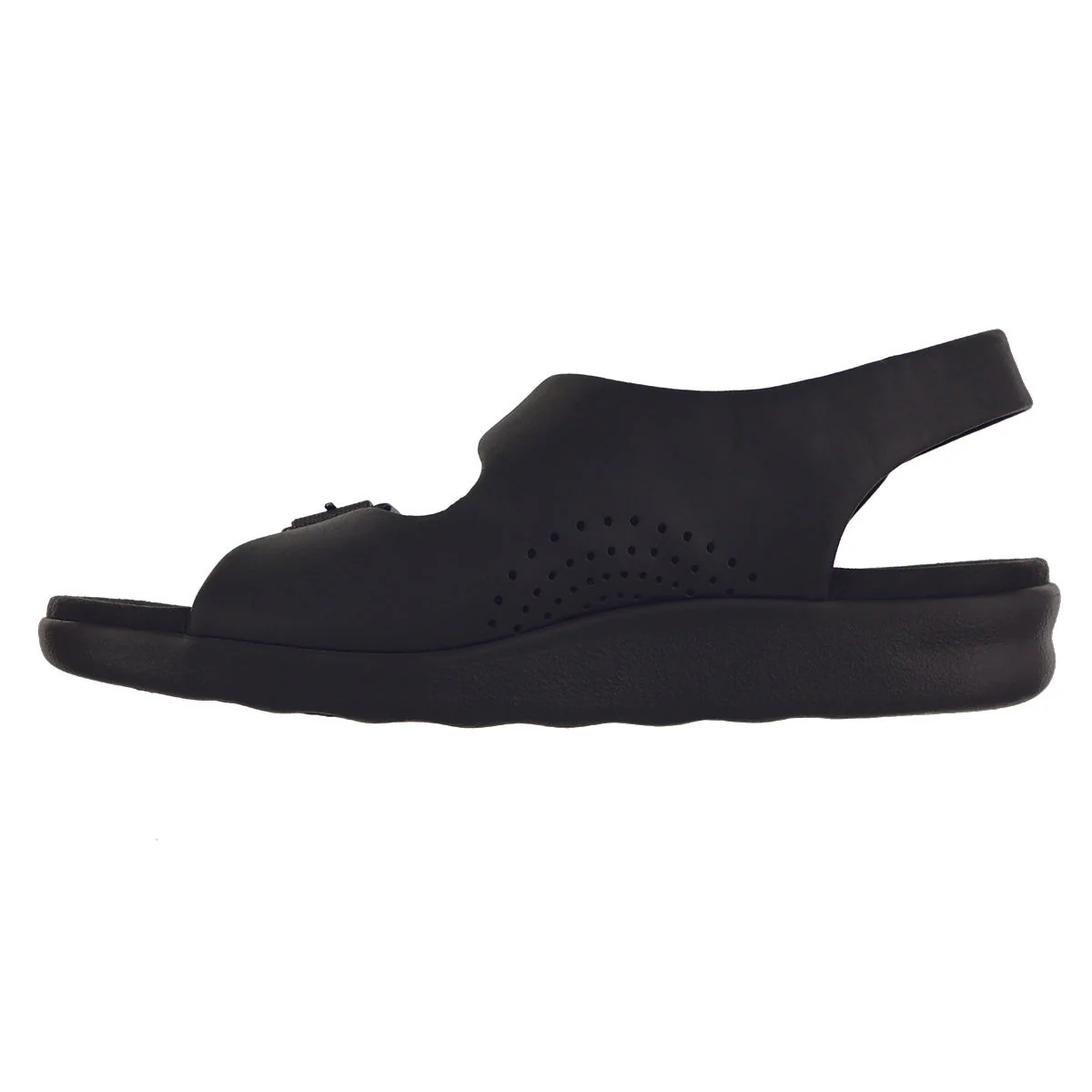 SAS Bravo Women's Heel Strap Sandal in Black - Image 2